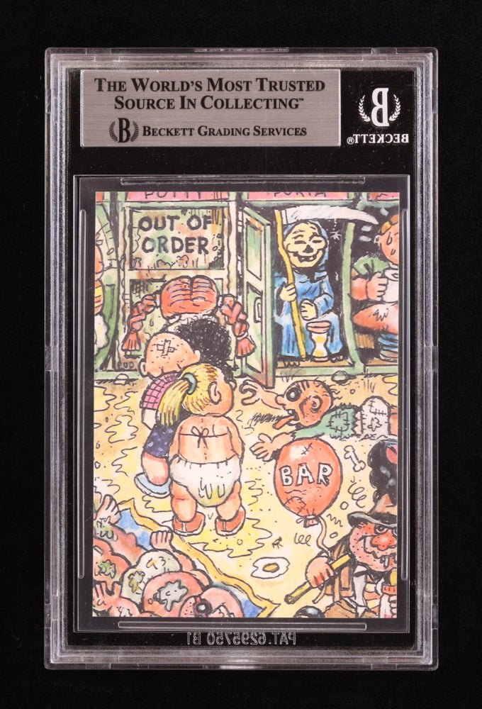 Chevy Chase Signed 2023 Topps Garbage Pail Kids Go On Vacation #42B (BGS) Clark Griswold (Online Order Only)