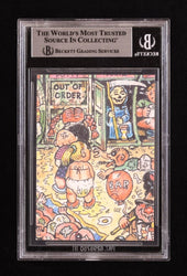 Chevy Chase Signed 2023 Topps Garbage Pail Kids Go On Vacation #42B (BGS) Clark Griswold (Online Order Only)