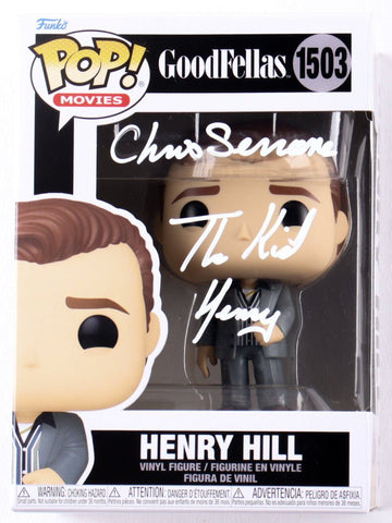 Chris Serrone Signed "Goodfellas" #1503 Henry Hill Funko Pop! Vinyl Figure Inscribed "The Kid" & "Henry" (Beckett) (Online Order Only)