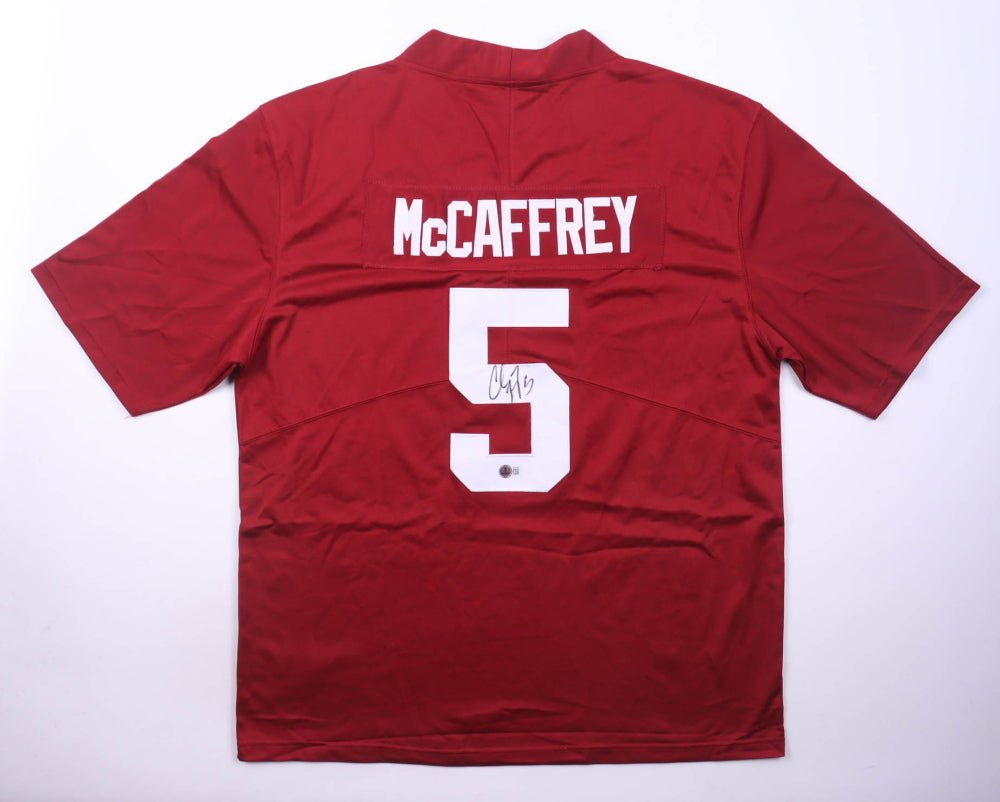 Christian McCaffrey Signed Jersey (PSA) Stanford Cardinal in XL (Online Order Only)