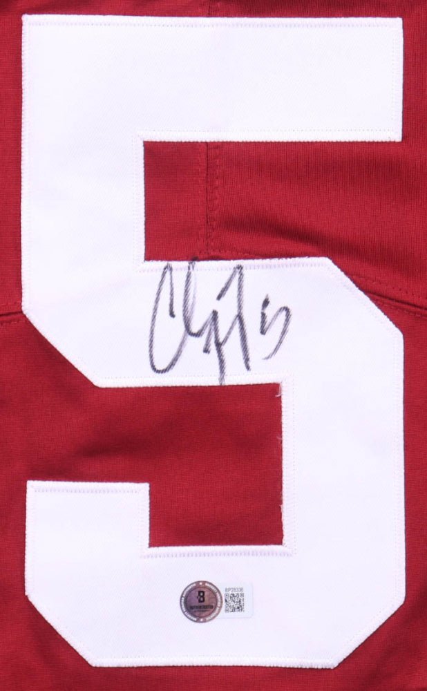 Christian McCaffrey Signed Jersey (PSA) Stanford Cardinal in XL (Online Order Only)