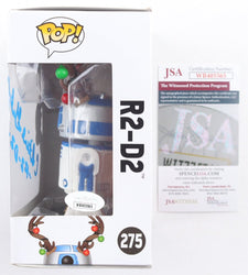 Christine Galey Signed "Star Wars" #275 R2-D2 Funko Pop! Bobble Head Vinyl Figure Inscribed "-R2-D2-" (JSA) (Online Order Only)