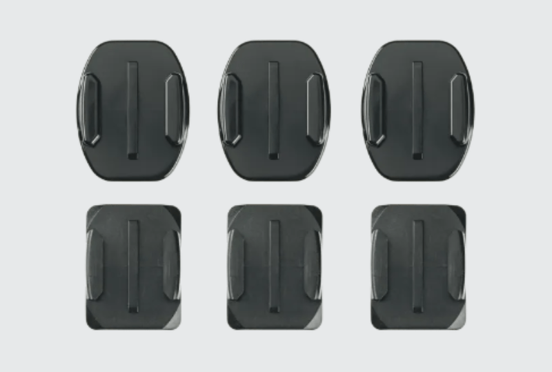 Curved + Flat Adhesive Mounts 3 Curved + 3 Flat Sticky GoPro Mounts (Online Order Only)