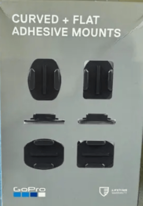 Curved + Flat Adhesive Mounts 3 Curved + 3 Flat Sticky GoPro Mounts (Online Order Only)