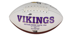 Dalvin Cook Signed Vikings Logo Football (Fanatics & Cook) (Online Order Only)