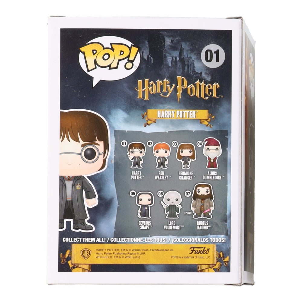 Daniel Radcliffe Signed "Harry Potter" #01 Harry Potter Funko Pop! Vinyl Figure (JSA) (Online Order Only)