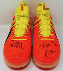Deandre Ayton Signed Puma Clyde Basketball Shoes Inscribed "Time To Rise" (Game Day Legends & Steiner) Limited Edition #1/22 (Online Order Only)