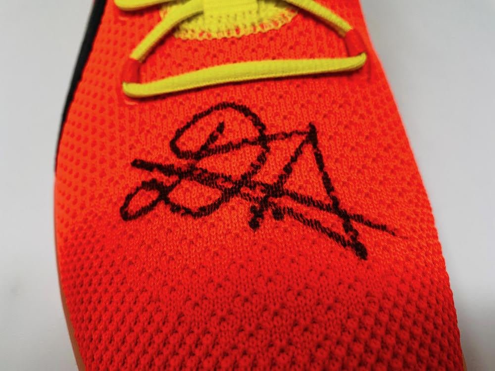 Deandre Ayton Signed Puma Clyde Basketball Shoes Inscribed "Time To Rise" (Game Day Legends & Steiner) Limited Edition #1/22 (Online Order Only)
