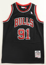 Dennis Rodman Signed Bulls Mitchell & Ness Jersey (PIA) Chicago Bulls (Online Order Only)
