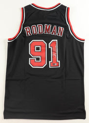 Dennis Rodman Signed Bulls Mitchell & Ness Jersey (PIA) Chicago Bulls (Online Order Only)