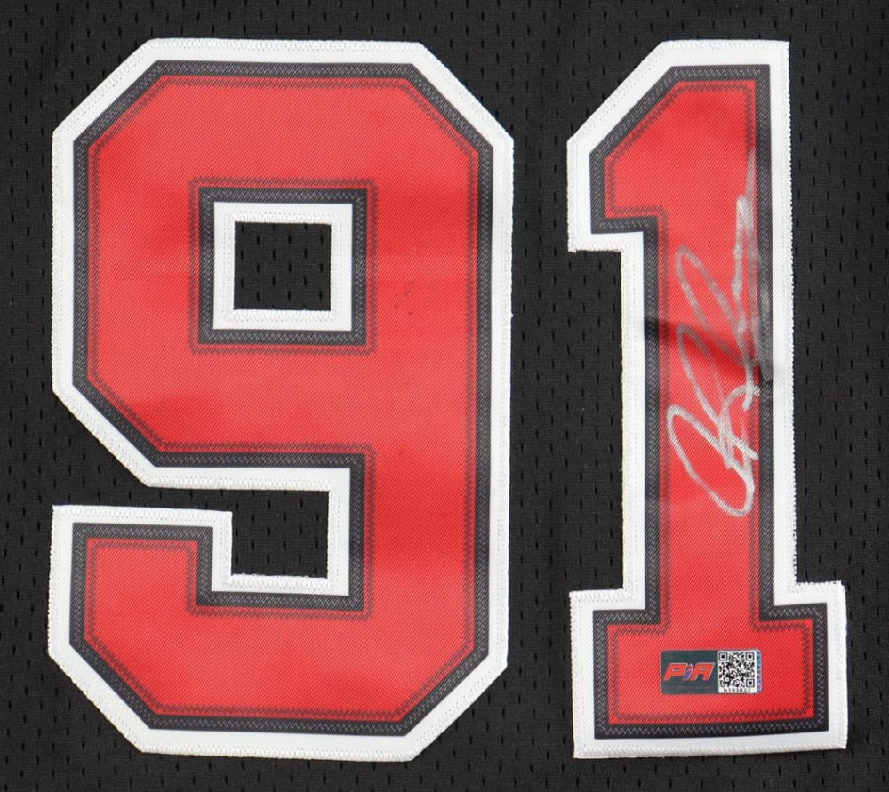 Dennis Rodman Signed Bulls Mitchell & Ness Jersey (PIA) Chicago Bulls (Online Order Only)