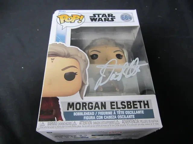 Diana Lee STARWARS Morgan Elsbeth Signed Funko #684  Pop w COA 135878 (Online Order Only)