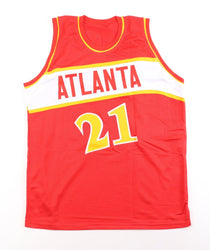 Dominique Wilkins Signed Jersey (Schwartz) (Online Order Only)