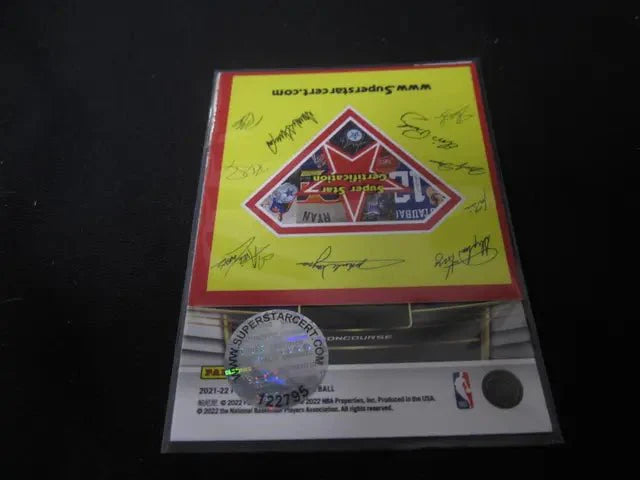 Donovan Mitchell Signed Trading Card SSC COA (Online Order Only)