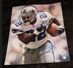 Emmit Smith Dallas Cowboys autographed 16x20 photo with coa (Online Order Only)