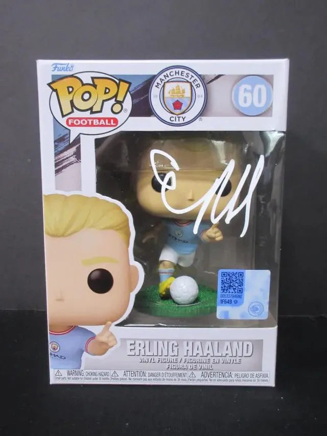Erling Haaland Signed Funko Pop #60 Manchester City Heritage COA (Online Order Only)