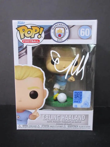 Erling Haaland Signed Funko Pop #60 Manchester City Heritage COA (Online Order Only)