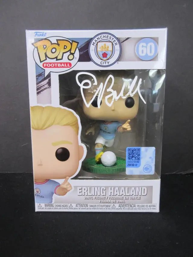 Erling Haaland Signed Funko Pop #60 Manchester City Heritage COA (Online Order Only)