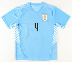 Federico Valverde Signed Jersey (Beckett) Uruguay National Football Team (Online Order Only)