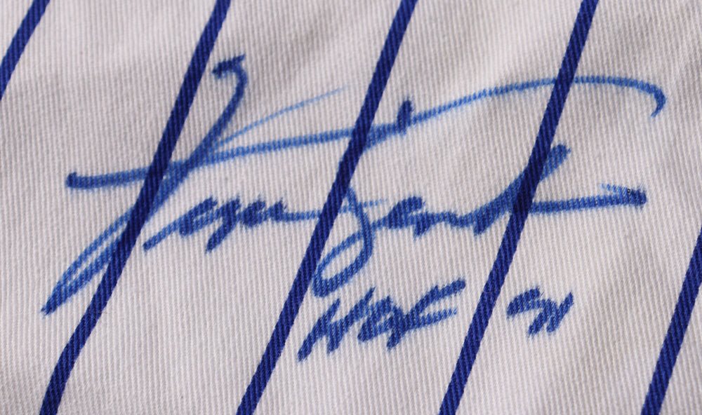 Fergie Jenkins Signed Cubs Jersey Inscribed "HOF 91" (JSA) (Online Order Only)