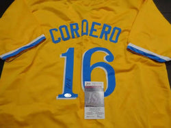 Franchy Cordero Boston Red Sox Autographed Custom Baseball Style Jersey JSA w coa (Online Order Only)