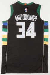 Giannis Antetokounmpo Signed Jersey (JSA) (Online Order Only)