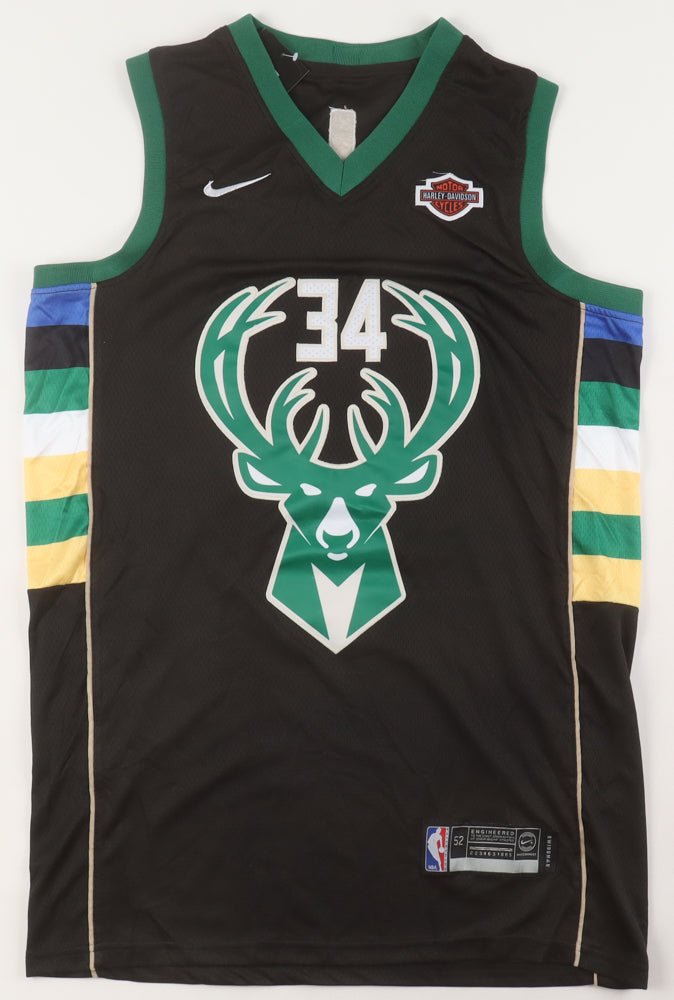 Giannis Antetokounmpo Signed Jersey (JSA) (Online Order Only)