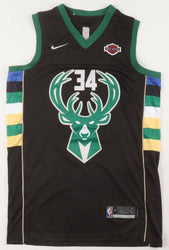 Giannis Antetokounmpo Signed Jersey (JSA) (Online Order Only)