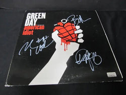 Green Day  "American Idiot" Record Signed by Tre Cool, Mike Dirnt, Joe Armstrong w COA 2365107 (Online Order Only)