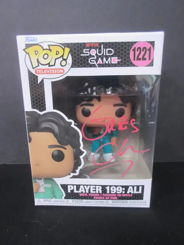 Greg Chun Signed Funko Pop SSC COA Squid Game 1221  Player 199 🔥 (Online Order Only)