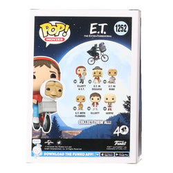 Henry Thomas Signed "E.T." #1252 Elliott & E.T. Funko Pop! Vinyl Figure Inscribed "Hang On!" & "Elliott" (AutographCOA) (Online Order Only)