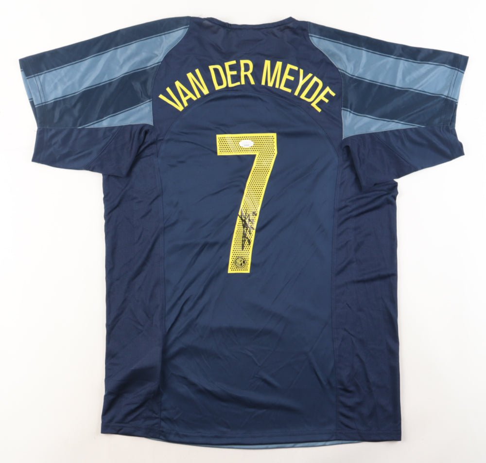 Inter Milan Andy Van Der Meyde Nike Signed Jersey (JSA) 🔥 (Online Order Only)