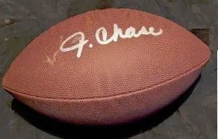 Ja'Marr Chase Football  autographed football with coa (Online Order Only)