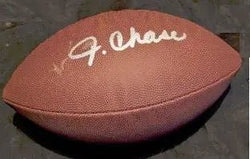Ja'Marr Chase Football  autographed football with coa (Online Order Only)