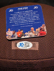 Ja'Marr Chase Football  autographed football with coa (Online Order Only)