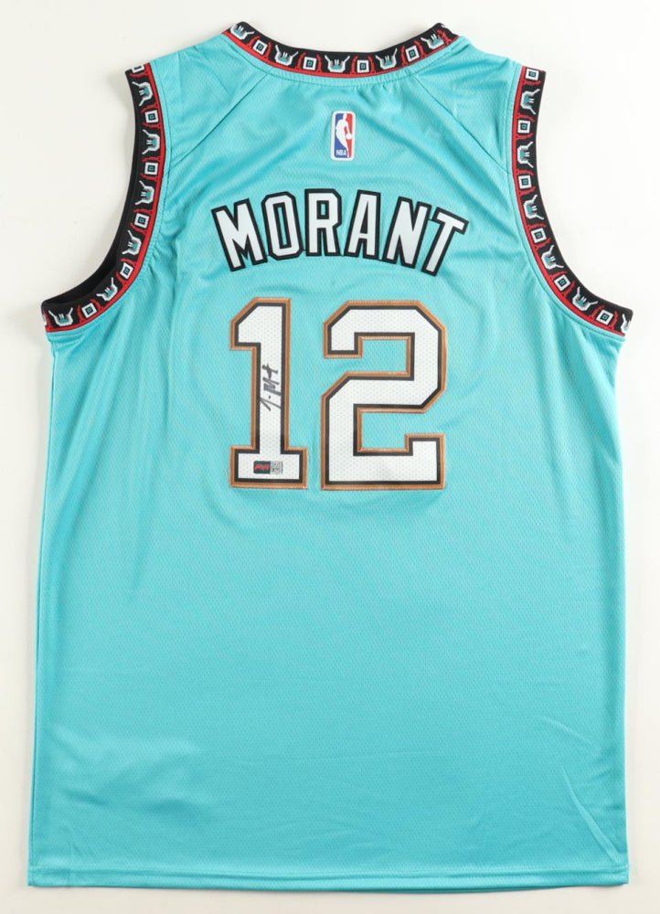 Ja Morant Signed Vancouver Grizzlies Hardwood Classics Jersey (Online Order Only)