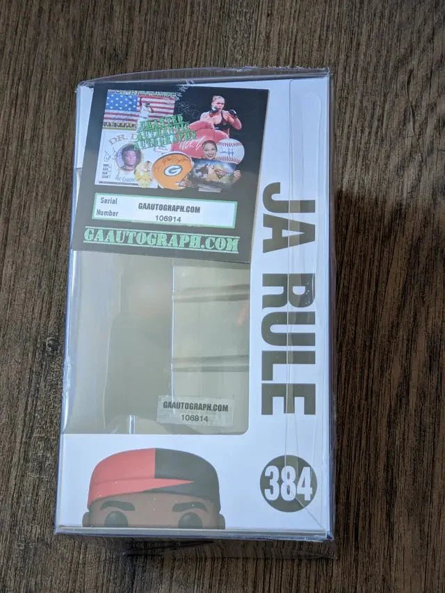JA Rule autographed Funko pop #384 figure with COA (Online Order Only)
