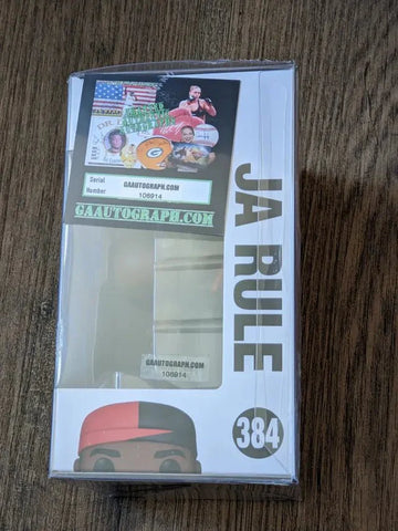 JA Rule autographed Funko pop #384 figure with COA (Online Order Only)