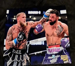 Jake Paul Auto Signed 8x10 Photo with COA  🥊 Paul - Platinum Mike Perry fight (Online Order Only)