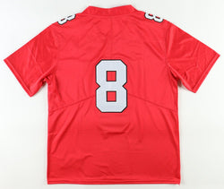 Jaleel McLaughlin Signed Jersey Inscribed "NCAA All-Time Rusher" & "8,166 Yards" (JSA) Youngstown State Penguins (Online Order Only)