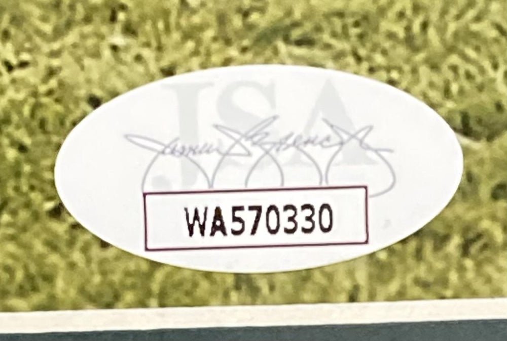 Jalen Hurts Signed Eagles Custom Framed Photo Display (JSA) JSA 22" by 27" (Online Order Only)