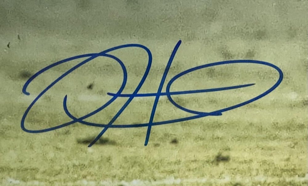 Jalen Hurts Signed Eagles Custom Framed Photo Display (JSA) JSA 22" by 27" (Online Order Only)