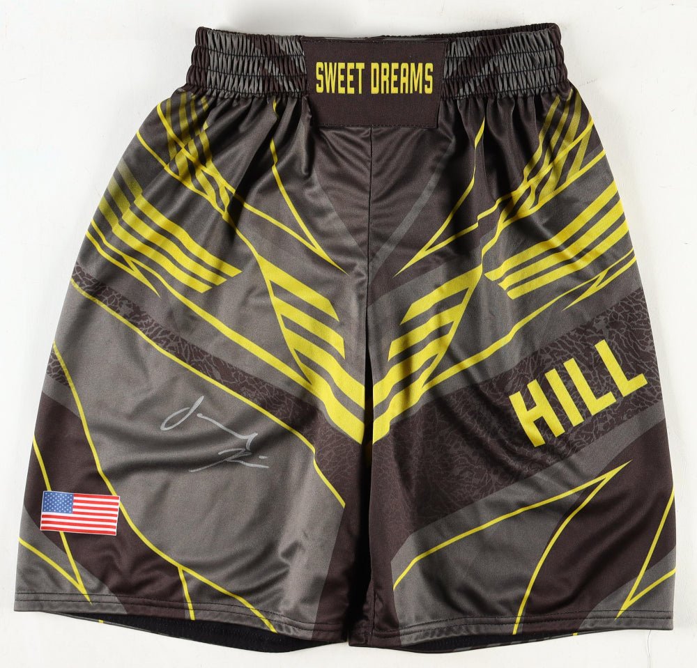 Jamahal Hill Signed UFC Fight Shorts (Beckett) (Online Order Only)