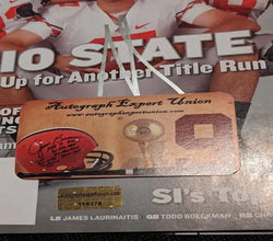 James Laurinaitis Auto Signed Sports Illustrated Magazine with coa (Online Order Only)