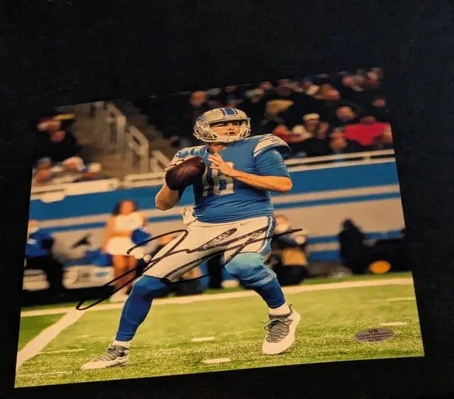 Jared Goff autographed 8x10 photo with COA (Online Order Only)