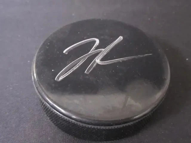 Jason Robertson Signed Hockey Puck Heritage COA (Online Order Only)