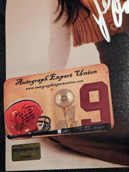Jenna Ortega Signed 8x10 Photo EUA COA 115352 (Online Order Only)