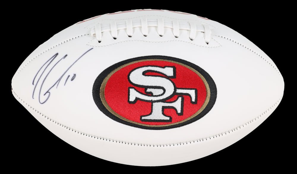 Jimmy Garoppolo Signed 49ers Logo Football (Fanatics & TriStar) (Online Order Only)