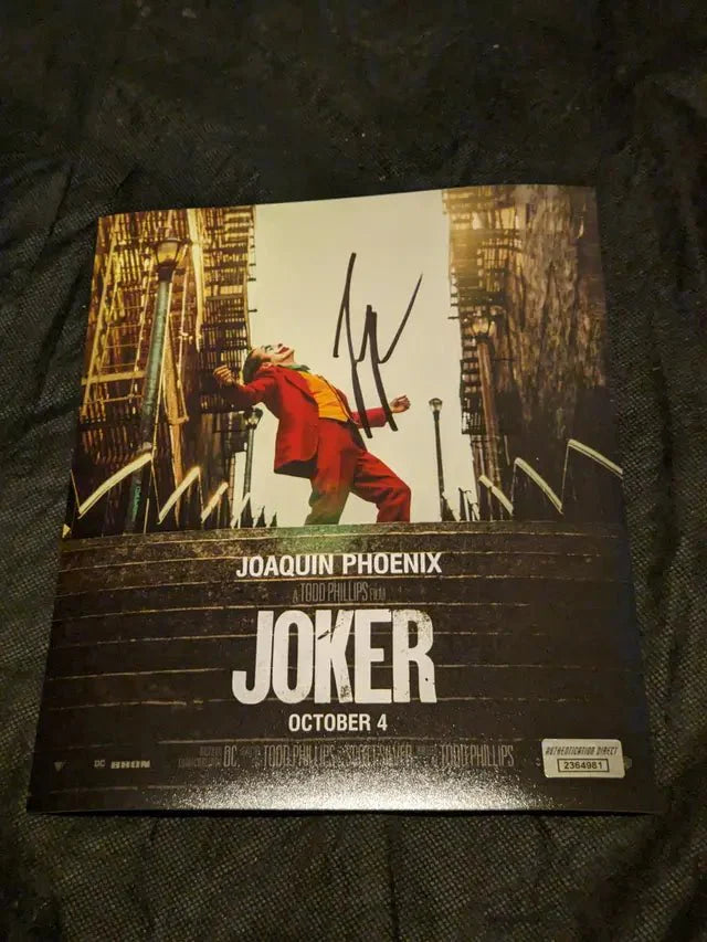 Joaquin Phoenix The Joker autographed 8x10 movie photo with COA (Online Order Only)