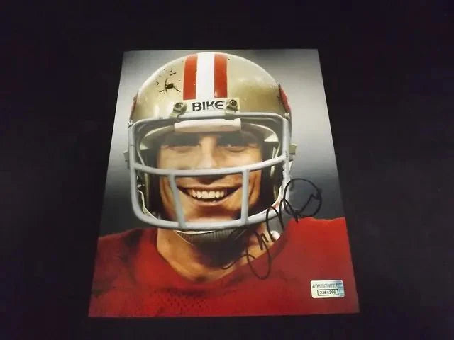 JOE MONTANA SIGNED 8X10 PHOTO 49ERS COA (Online Order Only)